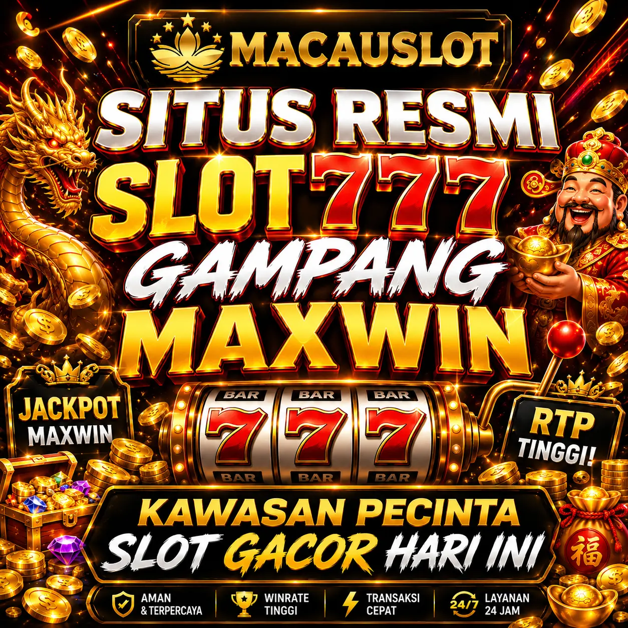 MACAUSLOT | Kawasan Pecinta Slot Gacor Situs Resmi Slot777 Gampang MAXWIN Hari Ini